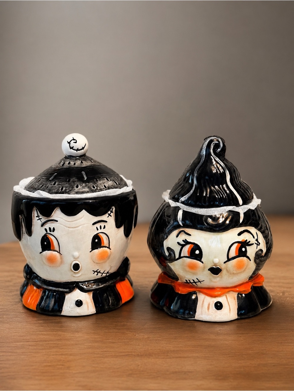 Johanna Parker Frankenstein and Bride Jars
